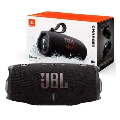JBL CHARGE 6 PORTABLE BLUETOOTH SPEAKER, IP67 WATERPROOF AND DUSTPROOF, 2- WAY SPEAKER SYSTEM, 1 YEAR WARRANTY