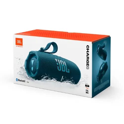 JBL CHARGE 6 PORTABLE BLUETOOTH SPEAKER, IP67 WATERPROOF AND DUSTPROOF, 2- WAY SPEAKER SYSTEM, 1 YEAR WARRANTY