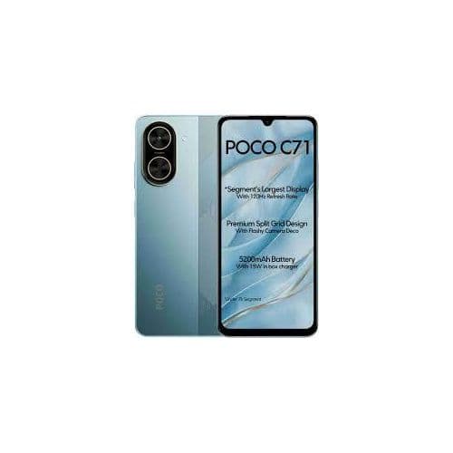 Poco C71-6.88",64GB/3GB,4G,Dual SIM,Fingerprint,5200mAh