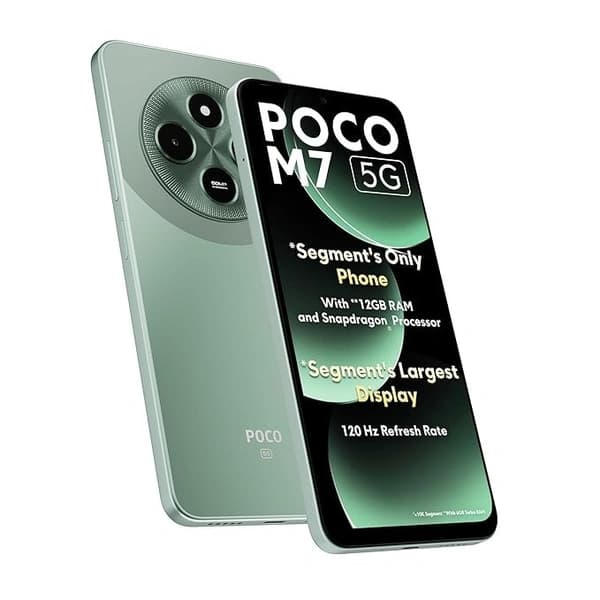 Poco M7 (6GB RAM + 128GB ROM) – 6.9” Display | 7000mAh Battery | 4G Dual SIM