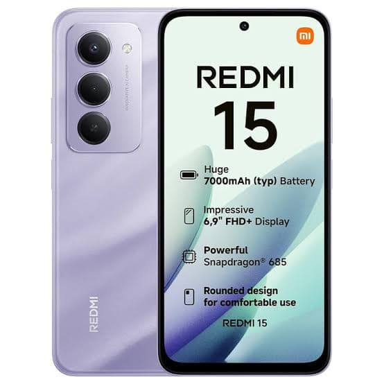 Redmi 15 (6GB RAM + 128GB ROM)