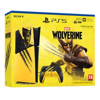 BRAND NEW SONY PLAYSTATION 5 SLIM DISC WOLVERINE EDITION WITH VOUCHER